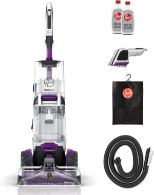 Big Summer Sale Limited Time Offer AED 99د.إ：Hoover SmartWash Pet Automatic Carpet Cleaner Machine with Spot Chaser Wand, Deep Cleaning Carpet Shampooer Machine, Pair with a...