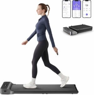 Limited-Time Sale for Summer Surprises AED 89د.إ：KingSmith Walkingpad Z1 Folding Treadmill Ultra Slim Electric 180°Foldable Treadmill Smart Fold Walking Pad Portable Safety Non...